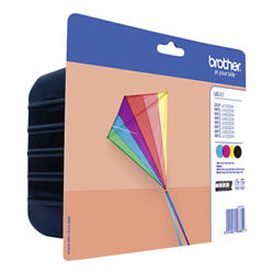 Brother LC223 Inkjet Cartridges, Black, Cyan, Magenta & Yellow